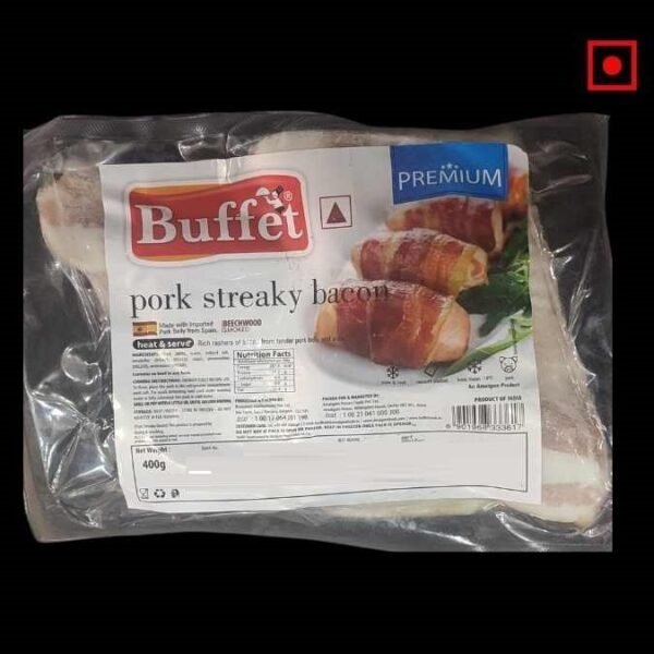 Buffet Pork Streaky Bacon, 400g