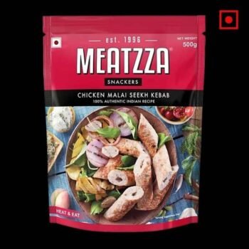 Meatzza Chicken Malai Seekh Kebab, 500 g