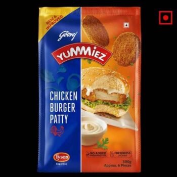 Godrej Yummiez Chicken Burger Patty, 300g