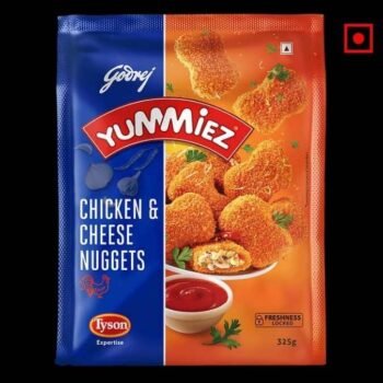 Godrej Yummiez Chicken & Cheese Nuggets, 325g