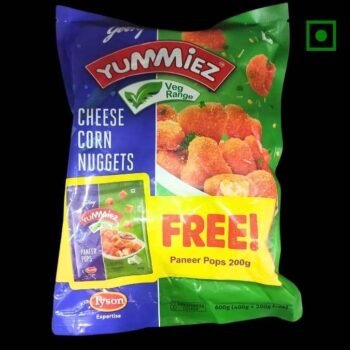 Godrej Yummiez Veg Cheese Corn Nuggets, 600g