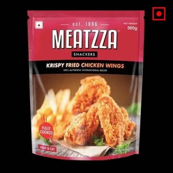 Meatzza Krispy Fried Chicken Wings, 500 g