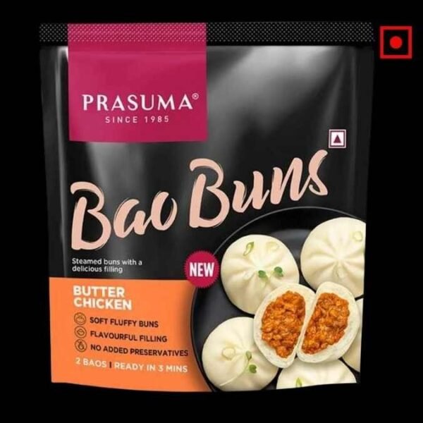 Prasuma Bao Buns - Butter Chicken 300 g (6 pcs)
